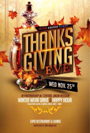 2015 Thanksgiving Eve Happy Hour & Winter Wear Drive